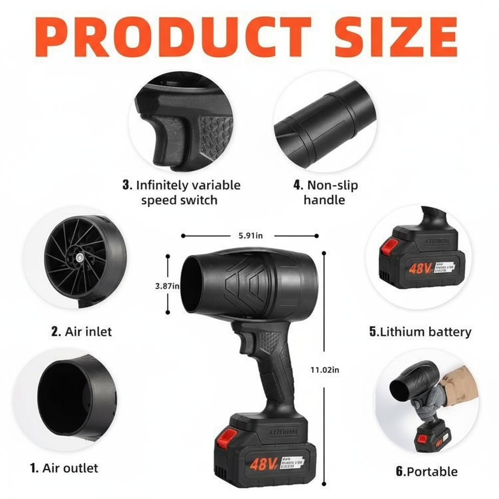 Turbo Jet Blower – Your Ultimate Cleaning Companion